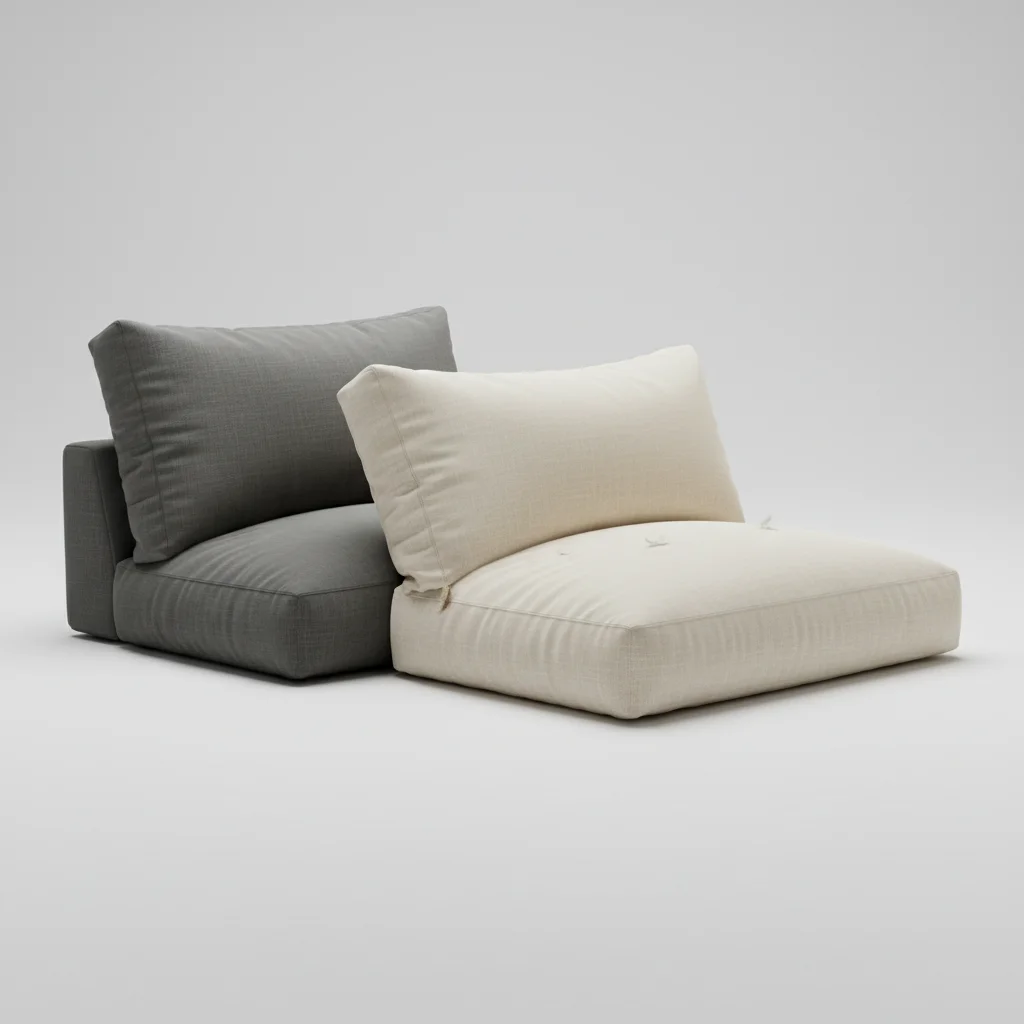 Sectional Sofa Cushions: Foam vs. Down for Comfort?